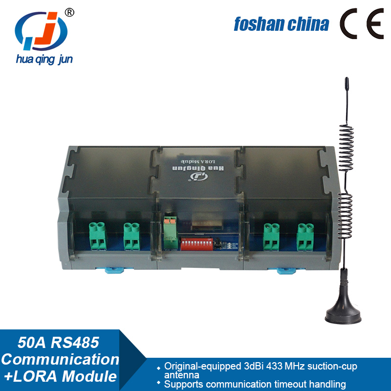 Farming A - 8-kanaals RS485 LoRa relaismodule, hoog vermogen