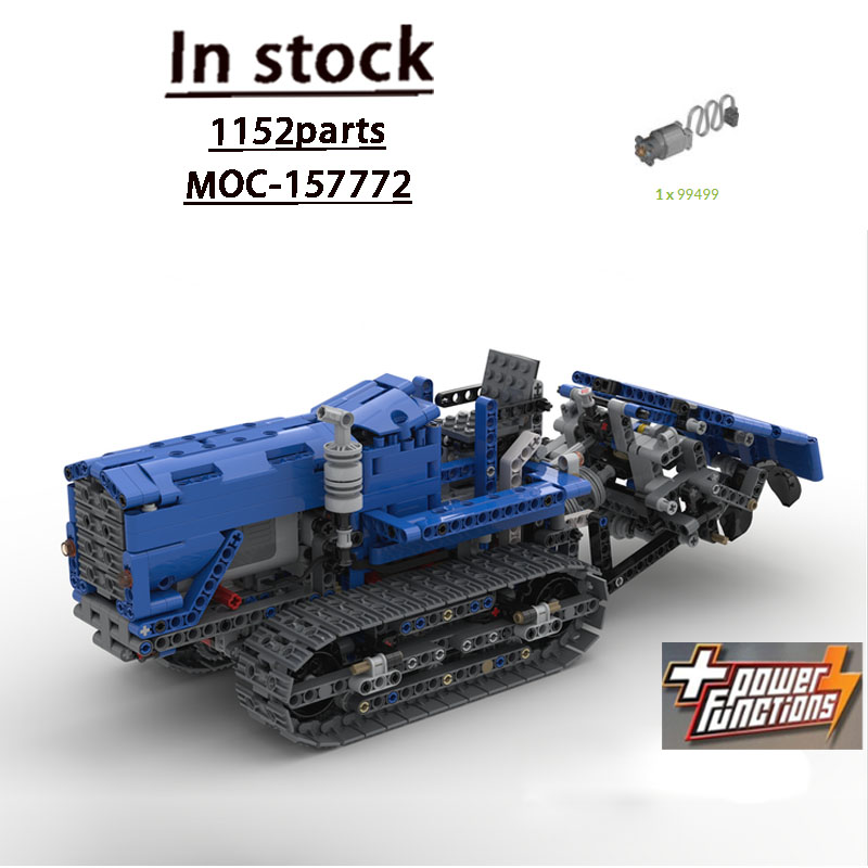 Agriculture Farming Certificate - MOC-157772 Urban Farm Landbouwrupsbandtractor Bouwsteenmodel 1155