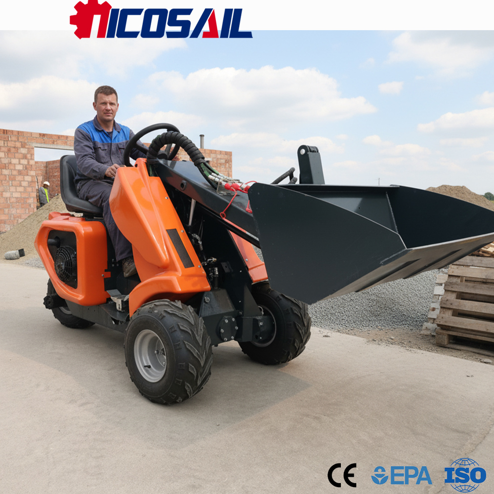 Farming Jobs - Kompakte, flexibele 3-wielige shovel met Euro