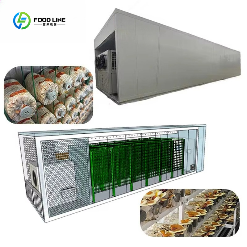 Smart Farming Technology In Agriculture - Slimme champignonkweekcapsule, technologie-gebaseerd landbouwsysteem voor de