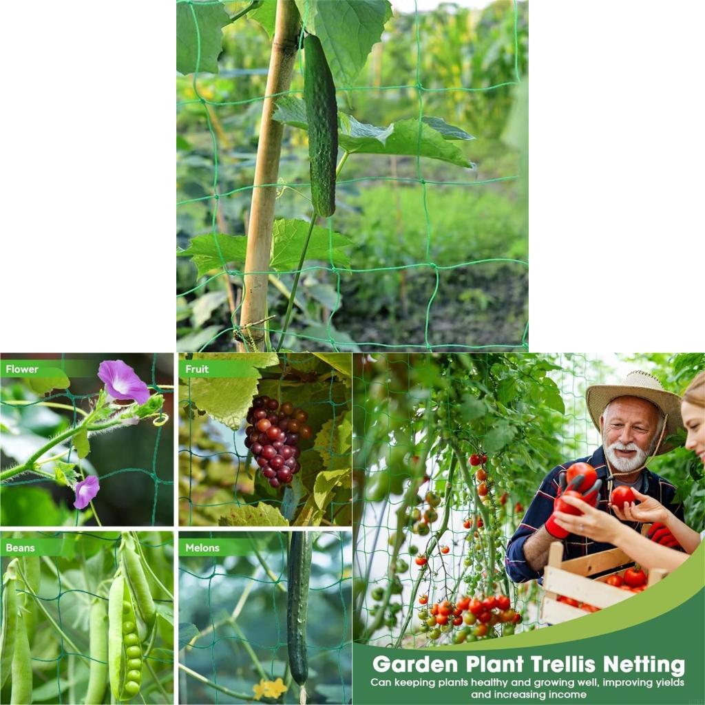 Agriculture Farming Net - 62KD Plant Trellis Netting voor Klimplant