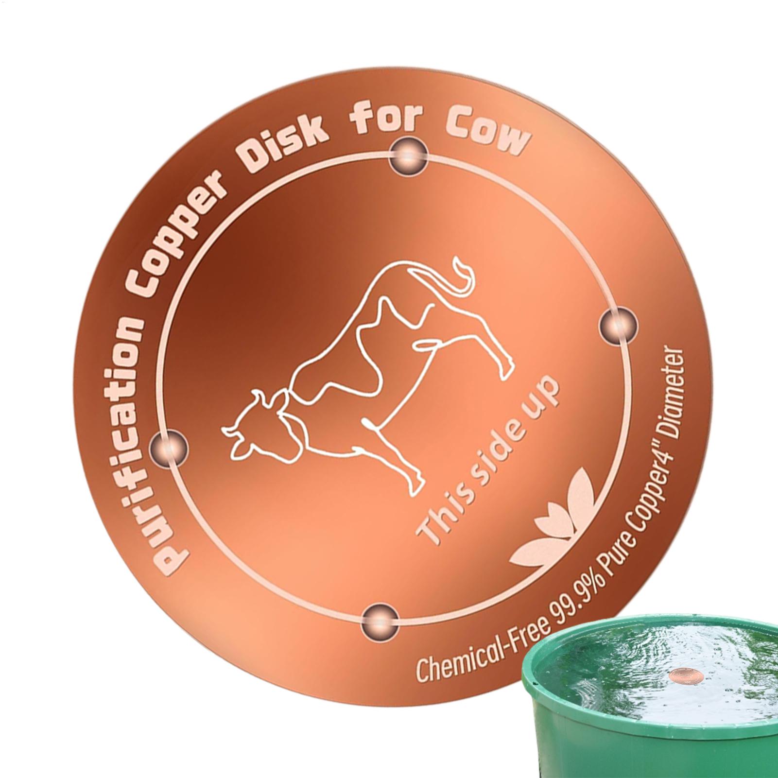 Farming A - Koperen schijf voor drinkwater, 4 inch
