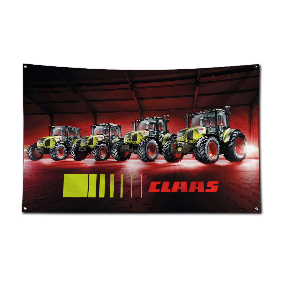 Tractor- en maaidorser-vlag, g - Agriculture Farming Logos recensie en prijs