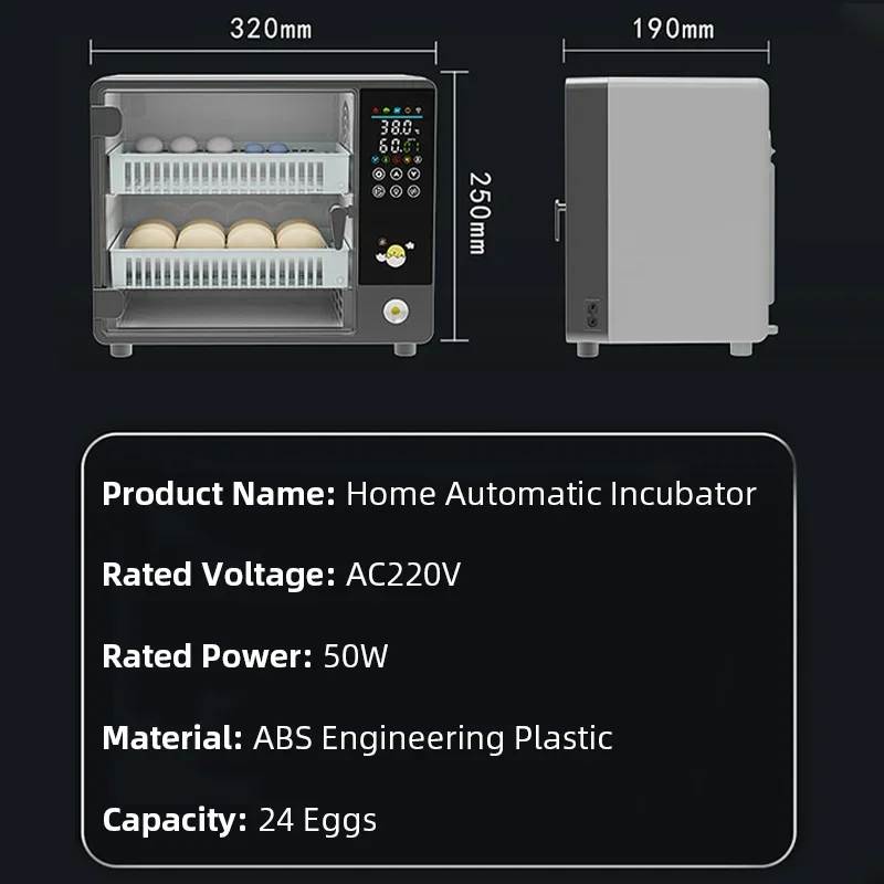 Slimme automatische ei-incubat - Poultry Incubator recensie en prijs